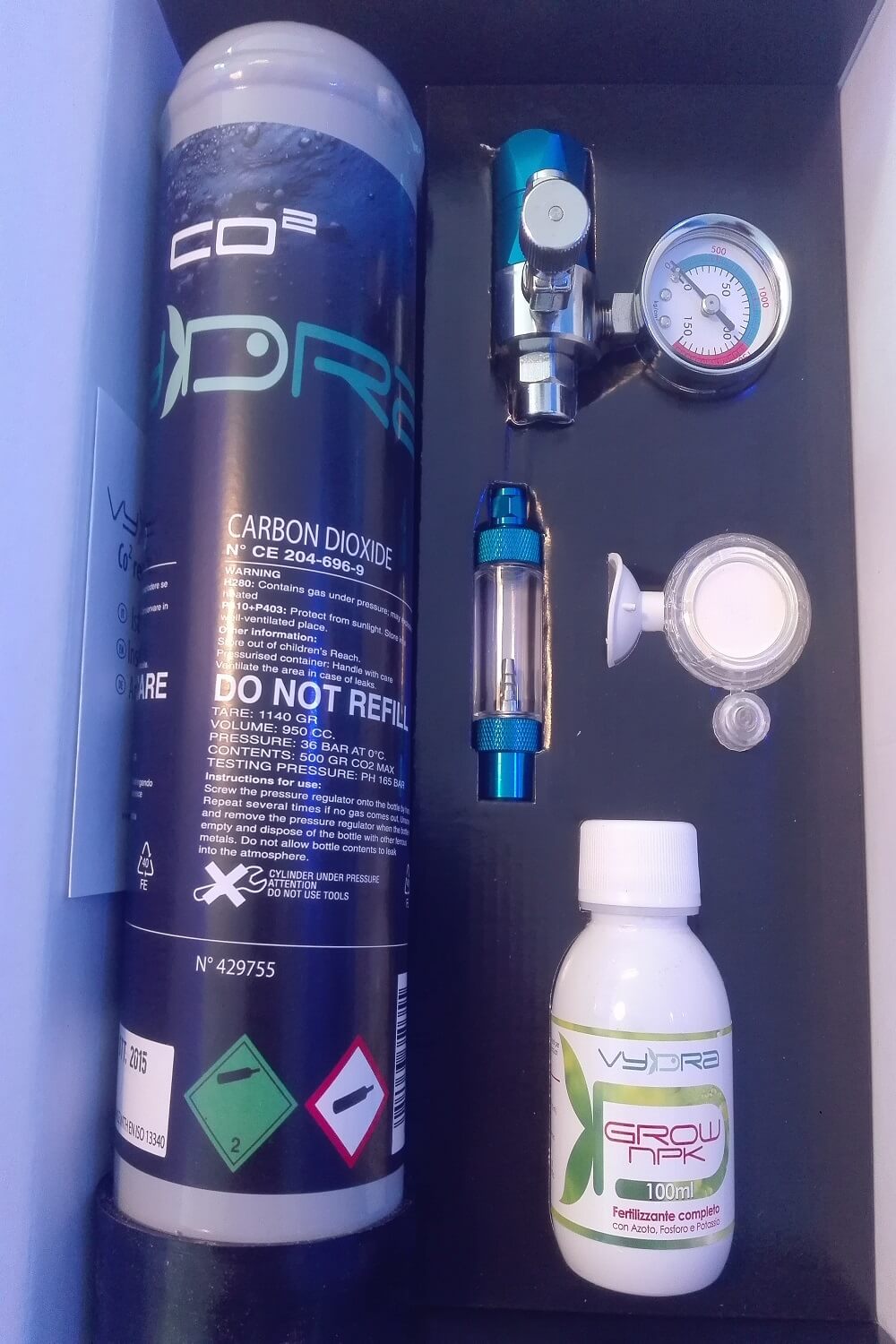 TOP SET CO2 - impianto co2 completo VYDRA