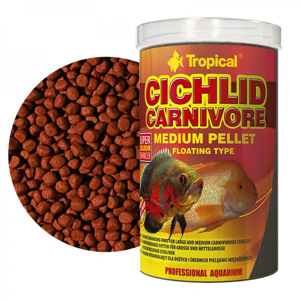 CICHLID CARNIVORE MEDIUM PELLET 1000ml