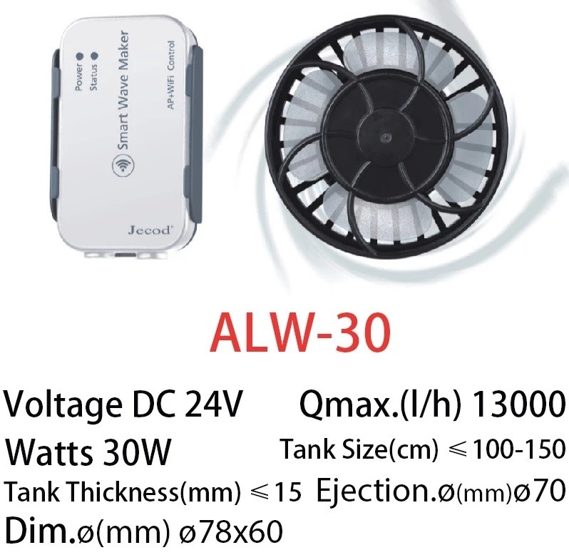 JEBAO ALW-30  Pompa movimento 13000 l/h JEBAO