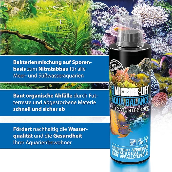 AQUA BALANCE NITRATE REMOVER 118ml MICROBE-LIFT