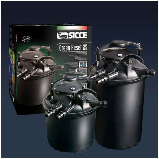 GREEN RESET 25L Filtro per laghetti fino a 8.000 Litri