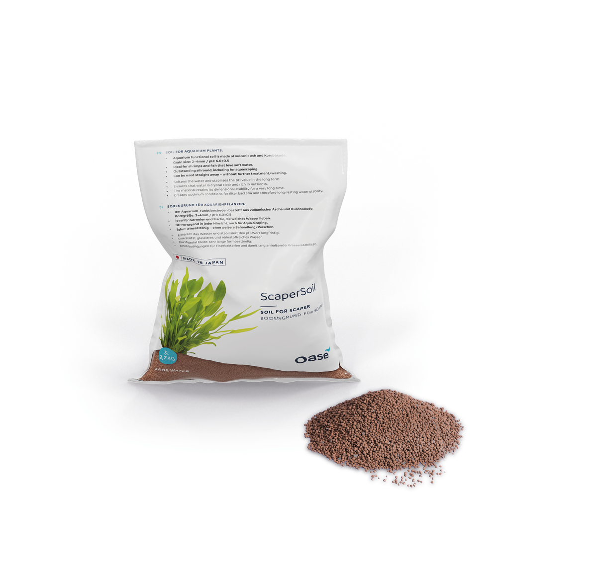 SCAPERLINE SOIL 3 Litri MARRONE OASE