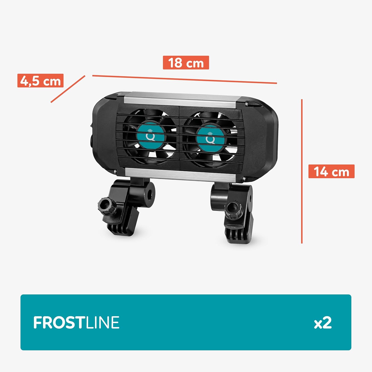 FROSTLINE VENTOLE RAFFREDDAMENTO 2 ELEMENTI AQPET