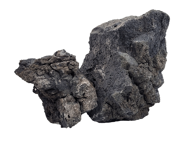 DARWIN BLACK LAVA STONE 10-30cm Kg.1 WIO