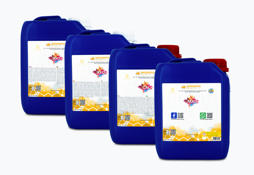 ALL IN ONE REEF KEEPING SYSTEM SET 4x2,5L
