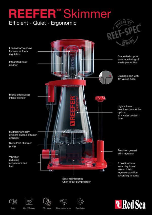 RED SEA REEFER SKIMMER 600 DC RED SEA
