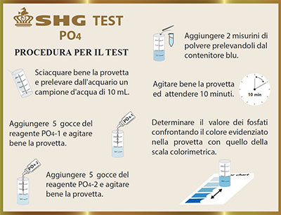 TEST PO4 FOSFATI ACQUA DOLCE SHG