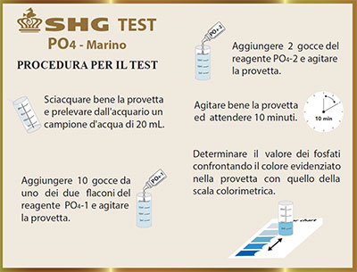 TEST PO4 FOSFATI ACQUA MARINA SHG