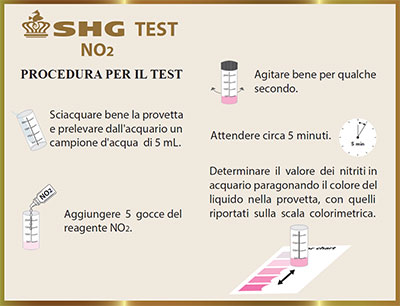 TEST NO2 NITRITI ACQUA DOLCE SHG