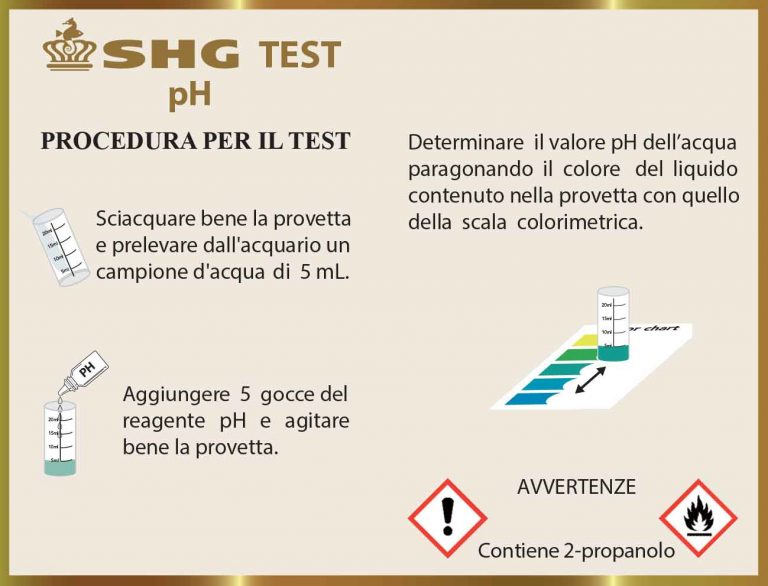 TEST PH ACQUA DOLCE SHG