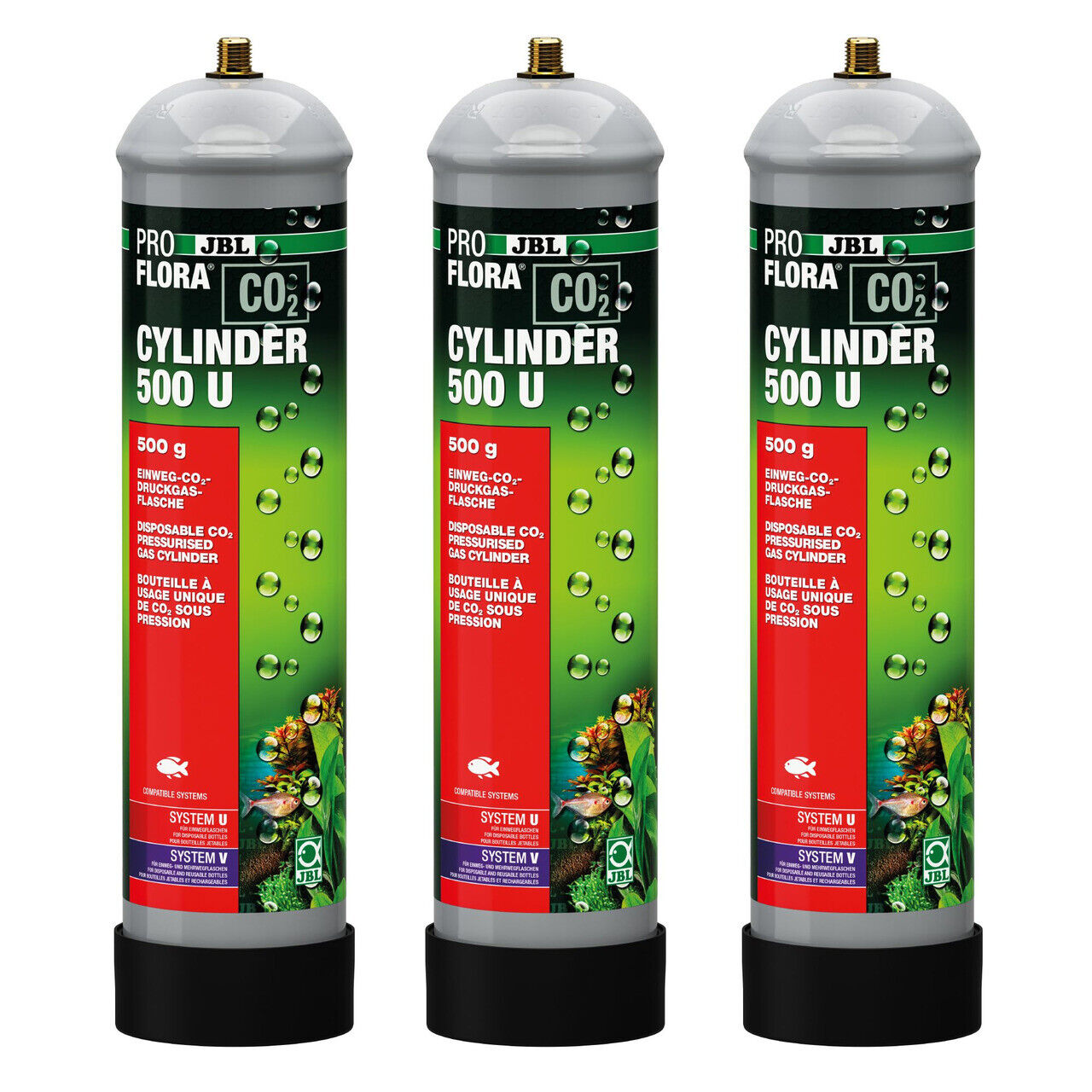PROFLORA CO2 CYLINDER 500U X 3pz.