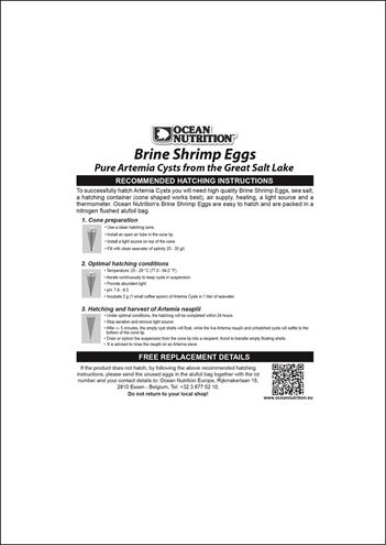 ARTEMIA EGGS 20g